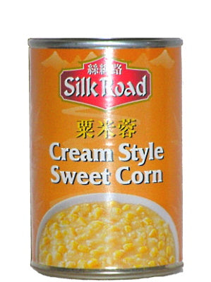 Cream Style Sweetcorn 24x425g - SILK ROAD