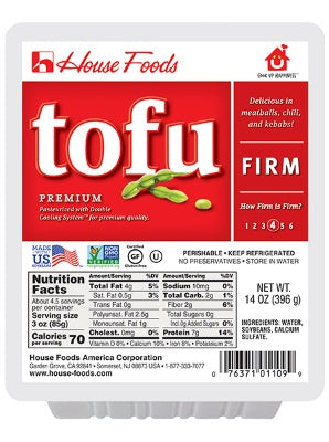 PREMIUM Tofu - Firm 400g - HOUSE