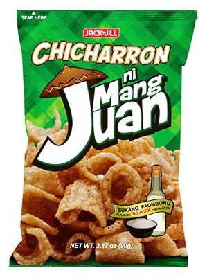 No-Pork Chicharron ni Mang Juan - Sukang Paombong (Vinegar) Flavour - JACK n JILL