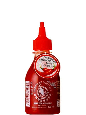 Sri Racha Hot Chilli Sauce - Super Hot 200ml - FLYING GOOSE