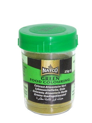 GREEN Food Colouring Powder 25g – NATCO