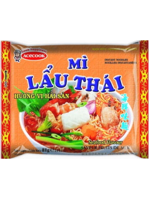 Lau Thai Instant Noodles - Seafood Flavour - ACECOOK