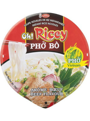 Oh! Ricey Instant BOWL Noodles - Beef Flavour - ACECOOK